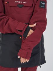 Women's Jacket BURGUNDY Black Waterproof Wholesales