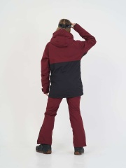 Women's Jacket BURGUNDY Black Waterproof Wholesales