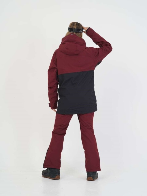 Women's Jacket BURGUNDY Black Waterproof Wholesales
