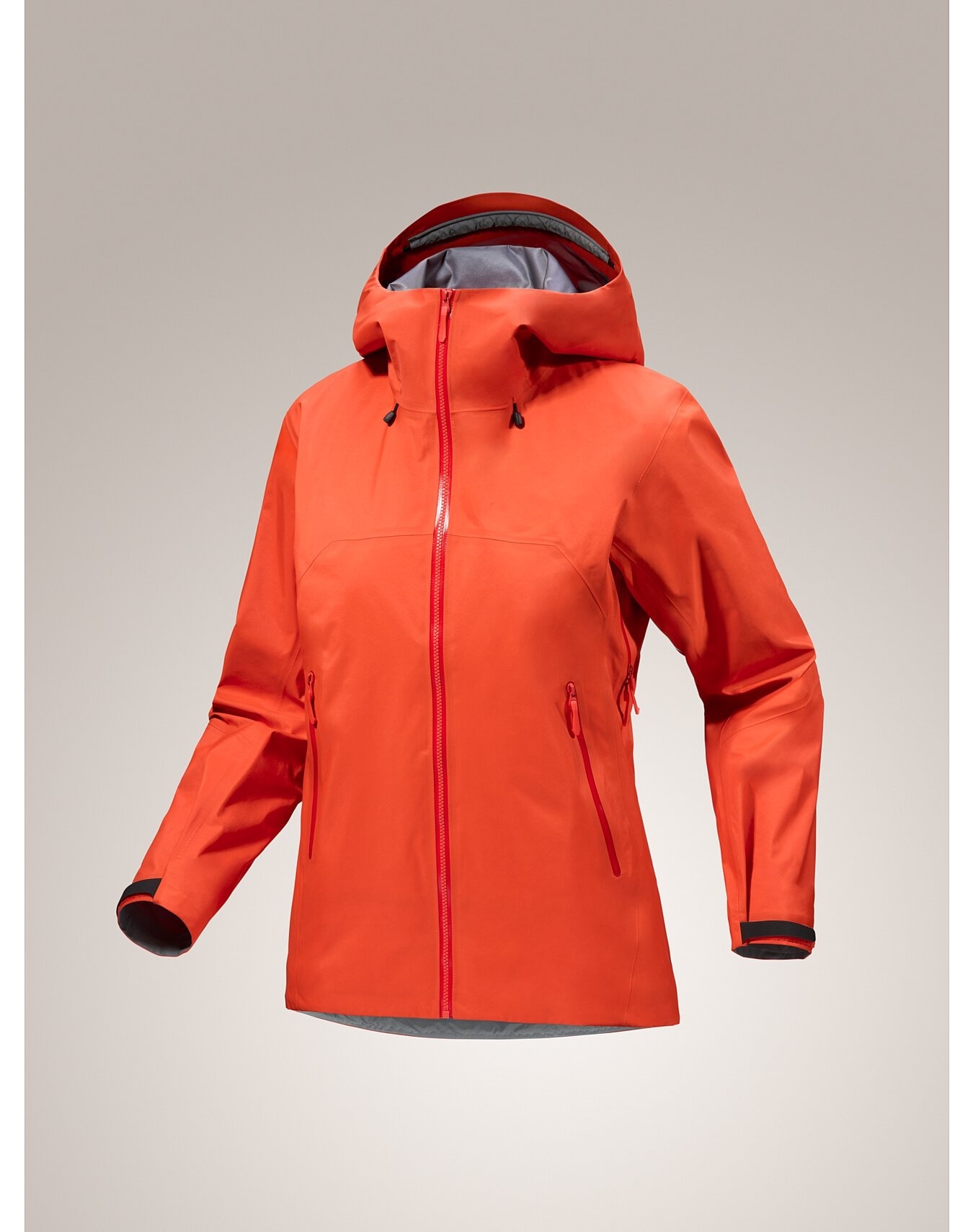 Soft shell jacket women's Orange