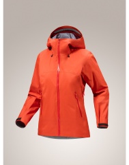 Soft shell jacket women's Orange