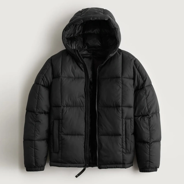  Puffer Jacket With Hood​
