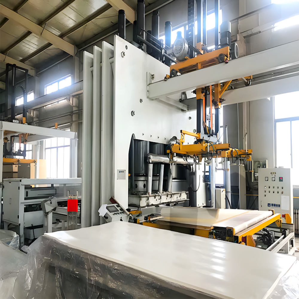 <img src="decorative-paper-line.jpg" alt="Automatic short cycle lamination press for melamine MDF/particleboard">
