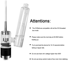 CPENAIL Enail Dab Rig Concentrate Wax Dry Herb Tank Atomizer 510 for Box Mod