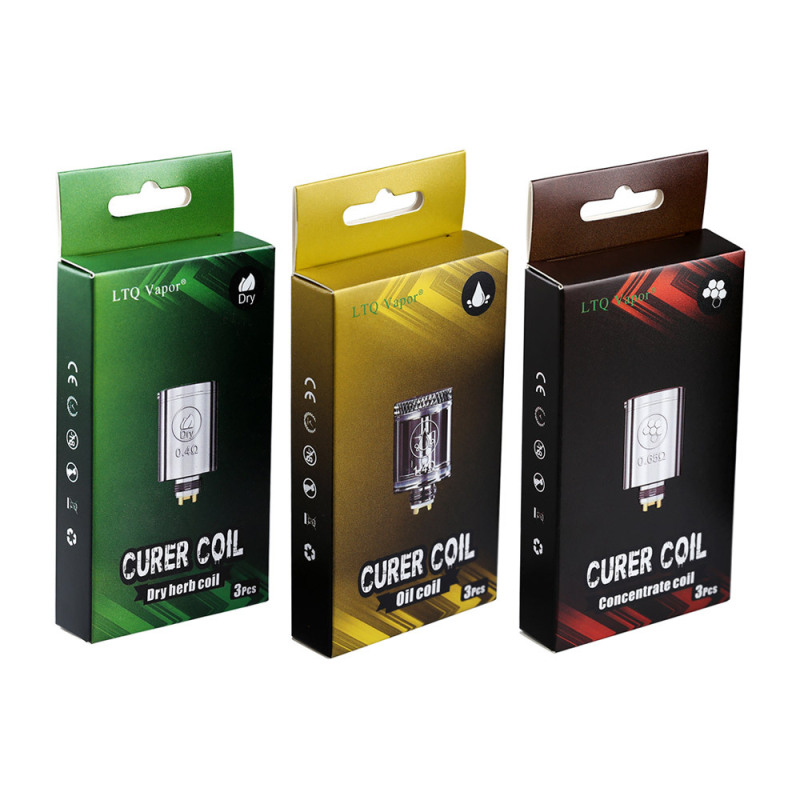 Dry Herb Concentrate Wax Oil Replacement Coils for LTQ Curer Kit