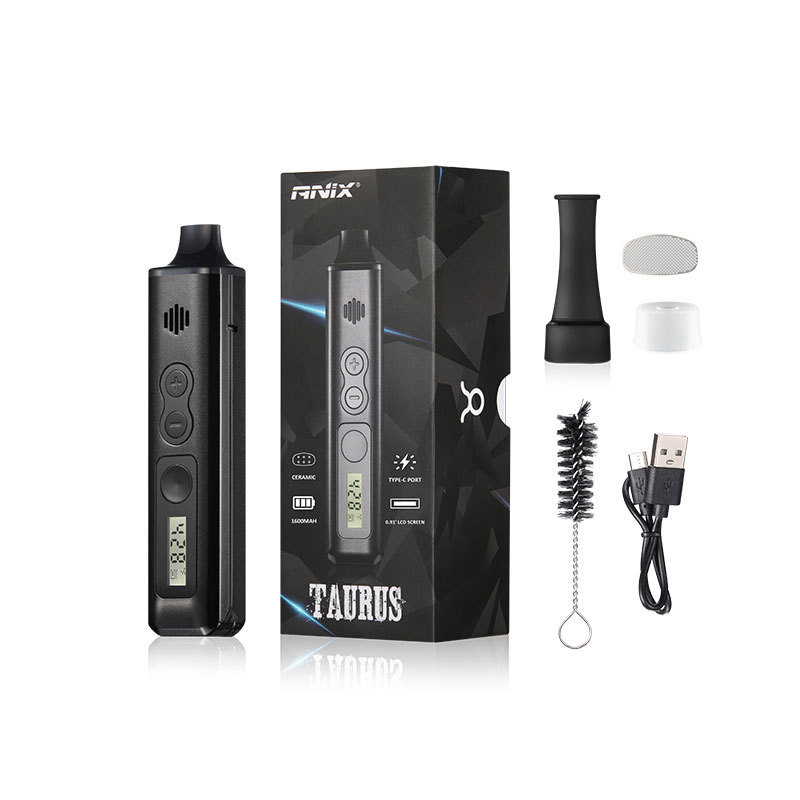 ANIX Taurus Dry Herb Vaporizer with 1300mAh Battery OLED Display