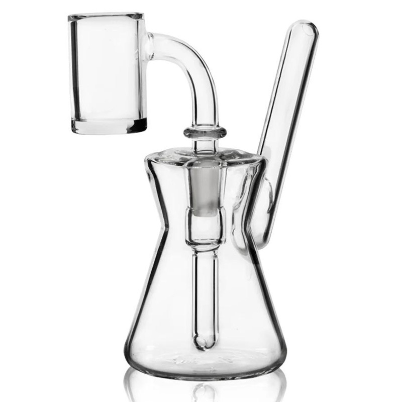 Hourglass Pocket Bubbler Rig - Clear