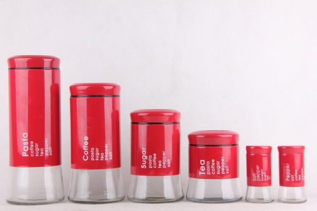 glass storage jar