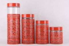 glass storage jar
