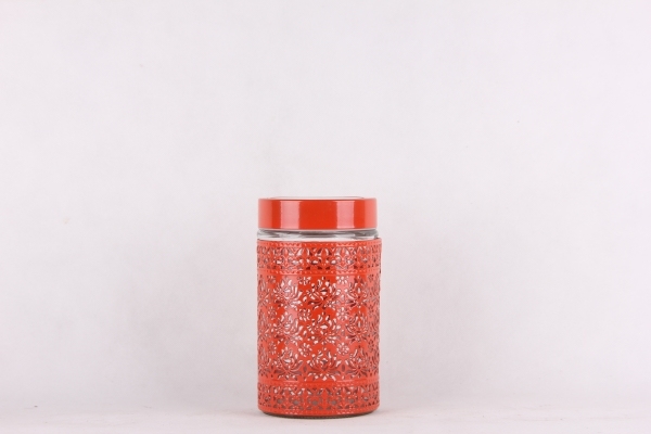 glass storage jar