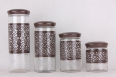 glass storage jar