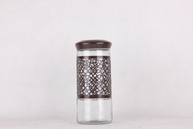 glass storage jar