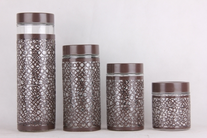 glass storage jar