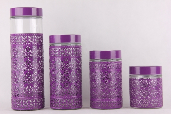 GLASS STORAGE JAR