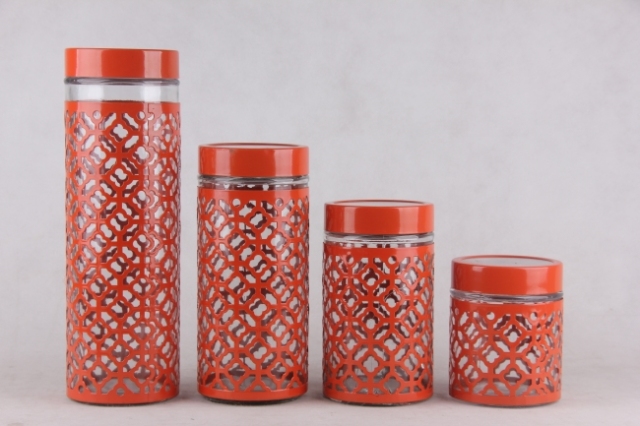 glass storage jar