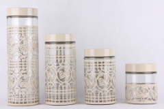 glass storage jar