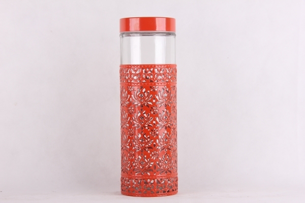 glass storage jar