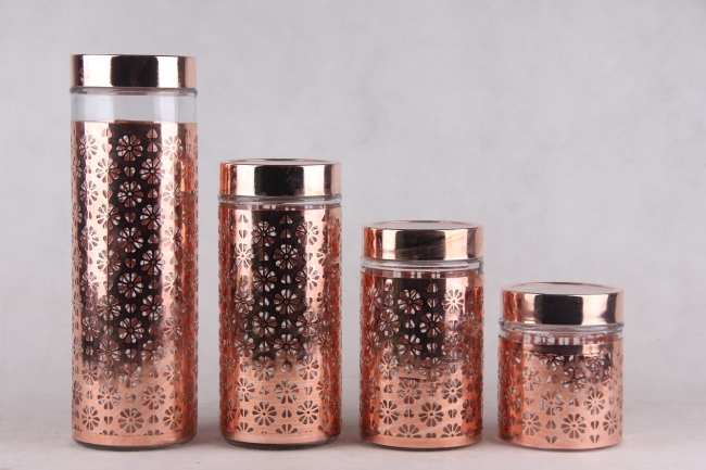 glass storage jar