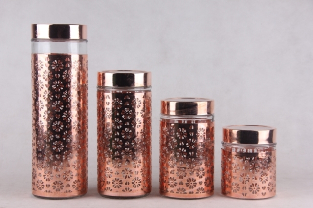 glass storage jar