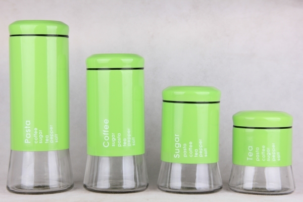 GLASS STORAGE JAR