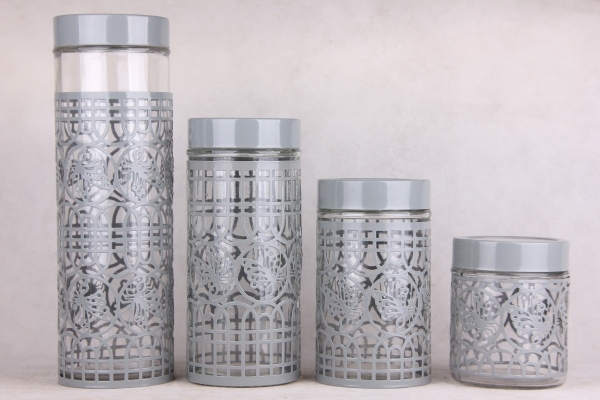 GLASS STORAGE JAR