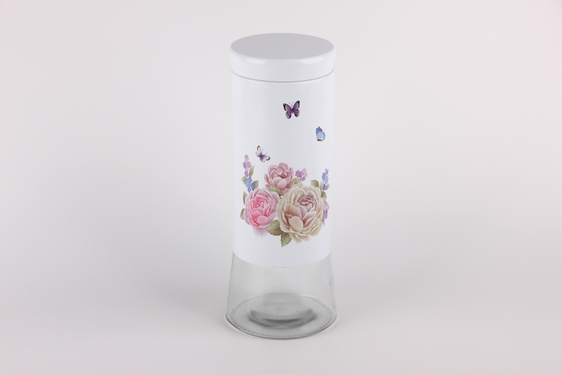 GLASS STORAGE JAR