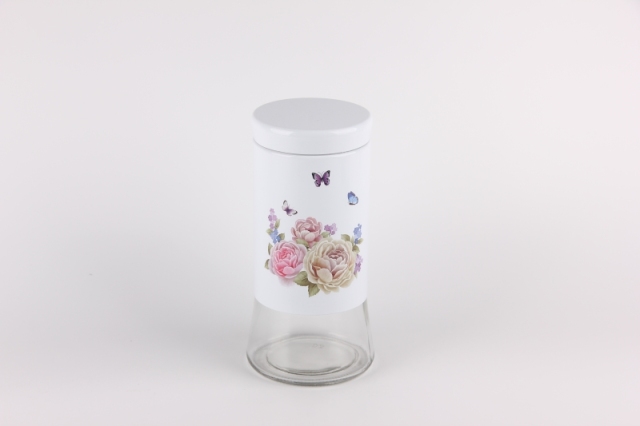 GLASS STORAGE JAR