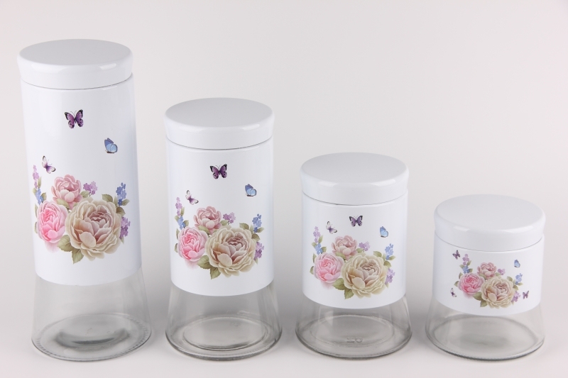 GLASS STORAGE JAR