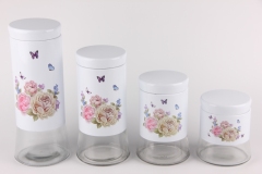 GLASS STORAGE JAR