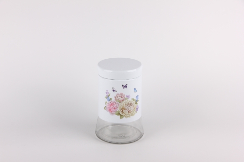 GLASS STORAGE JAR