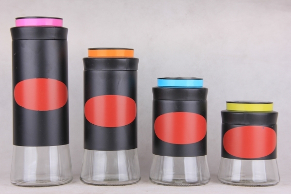 glass storage jar
