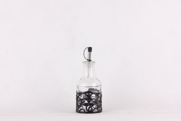 glass oil bottle
