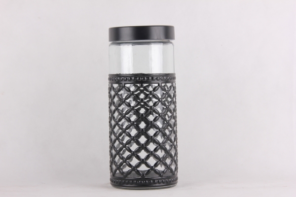 glass storage jar