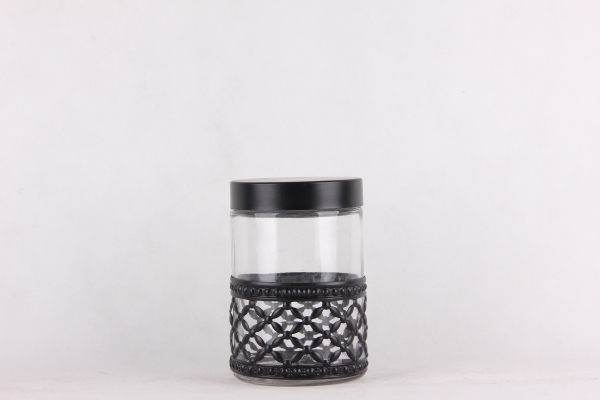 glass storage jar