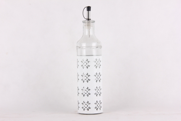 glass oil bottle