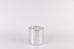 Glass electroplating flowerpot