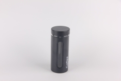 glass storage jar with s/s