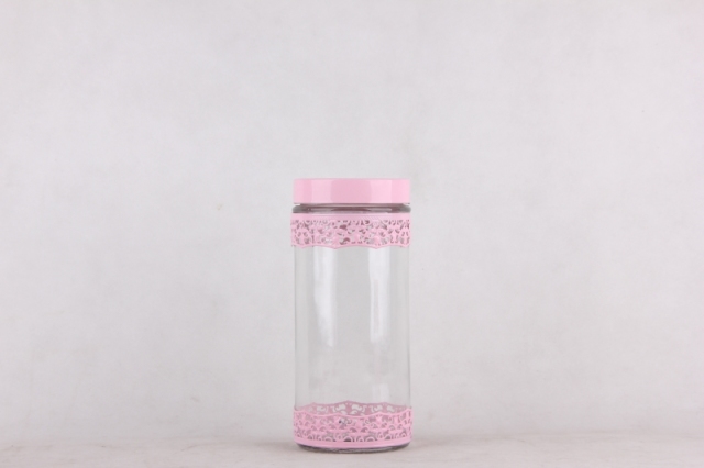 glass storage jar