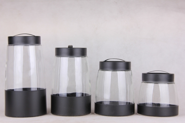 glass storage jar