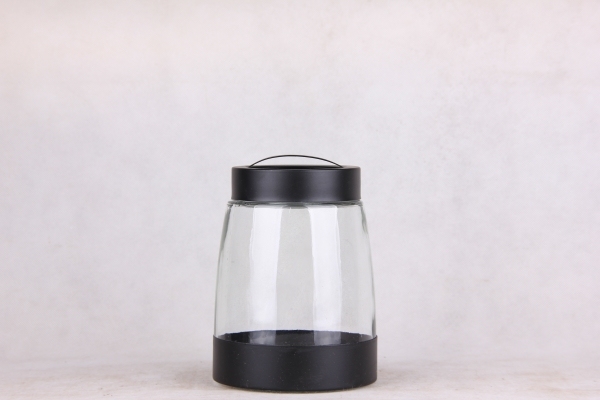 glass storage jar