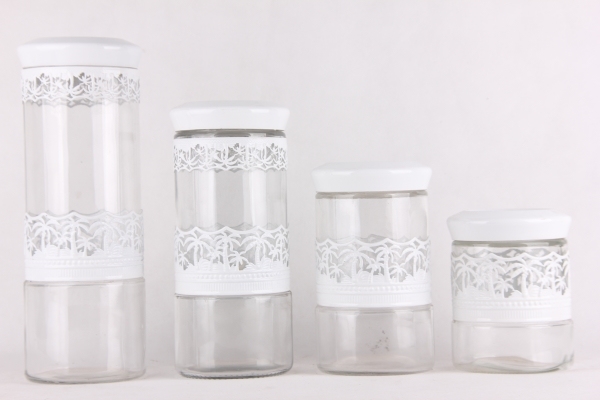 glass storage jar