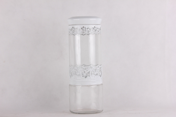 glass storage jar