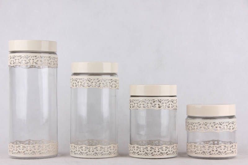 glass storage jar