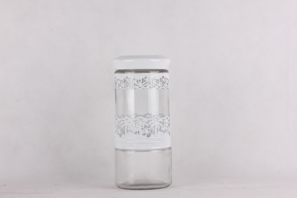 glass storage jar
