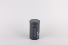 glass storage jar with s/s