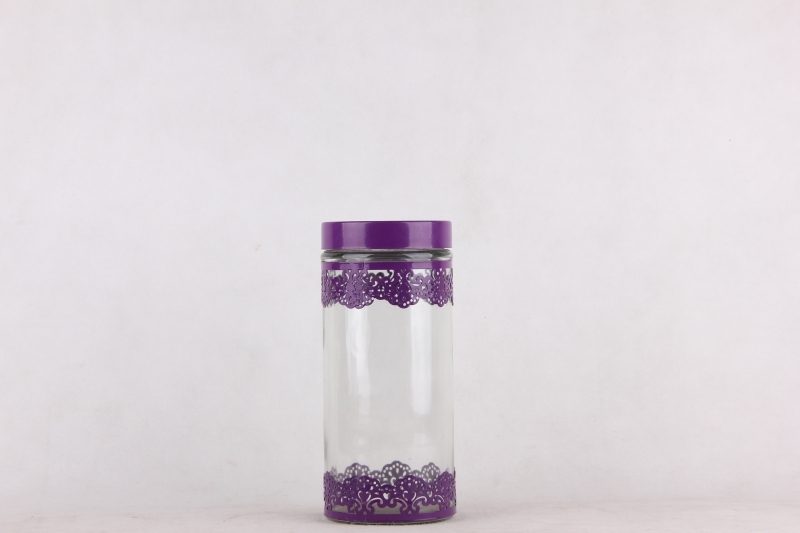 glass storage jar