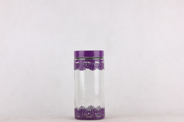 glass storage jar