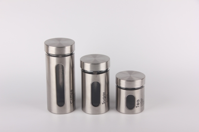 glass storage jar