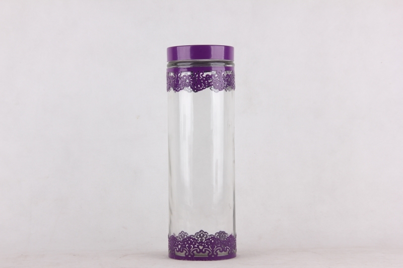 glass storage jar