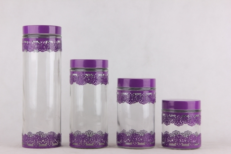 glass storage jar